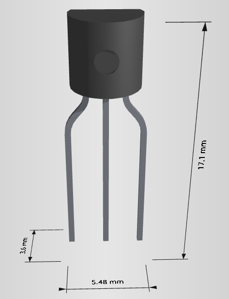 BC549 3D Model