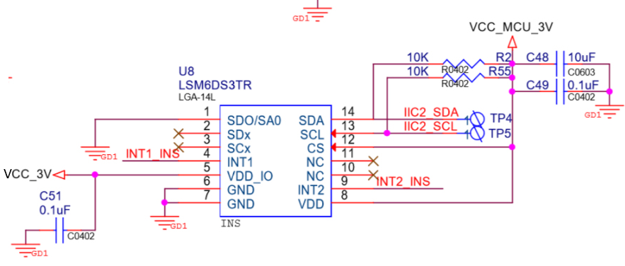 LSM6DS3 Circuit