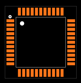 PIC18F46K22 Footprint