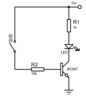  BC547 As a Switch