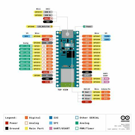 Arduino Nano ESP32 Pinout