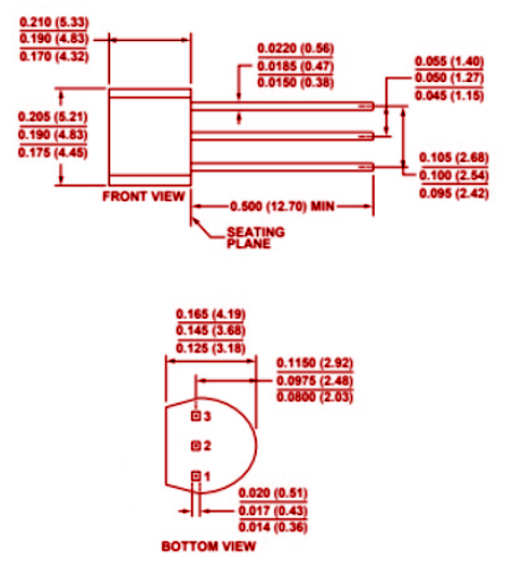 TMP36 2D Diagram